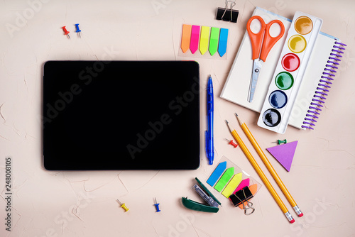 back to school office pencil tablet paint clip