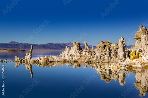 Mono Lake, tufa sculptures photo