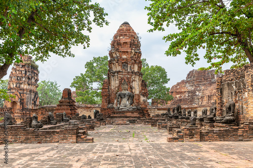 Wat Phra Mahatat, Ayutthaya, Thailand, Asia
