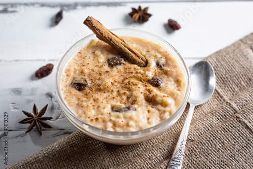 фотографія Peruvian arroz con leche dessert
