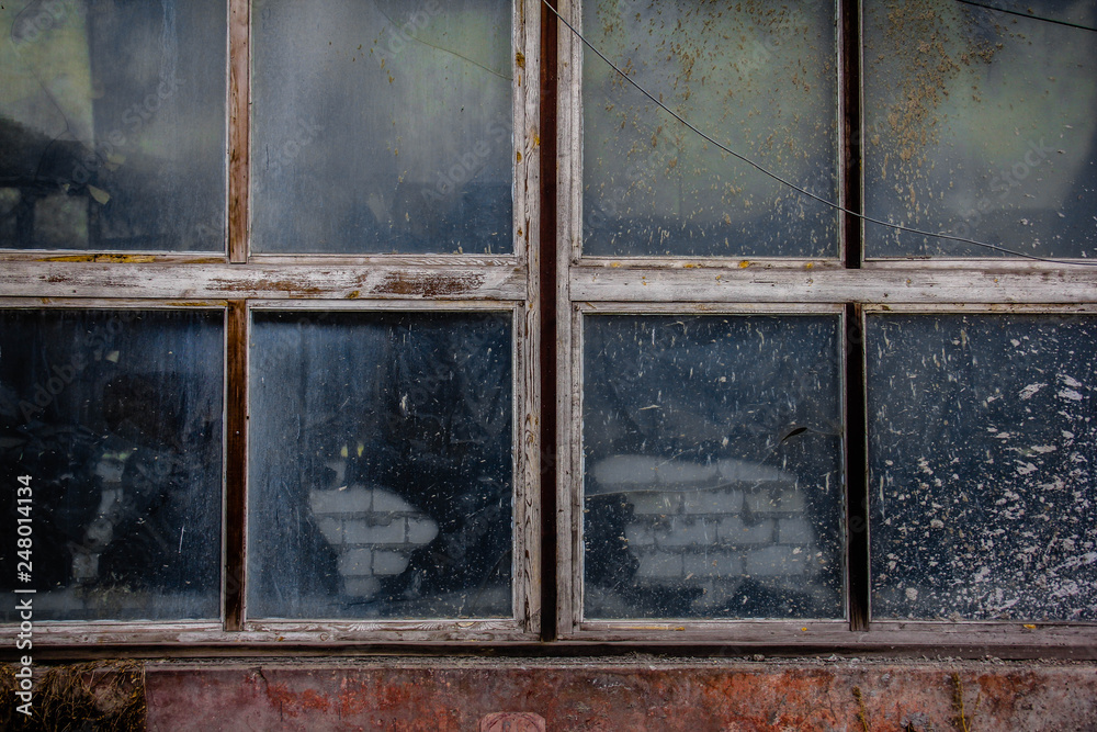 Naklejka premium Abandoned object. Unused