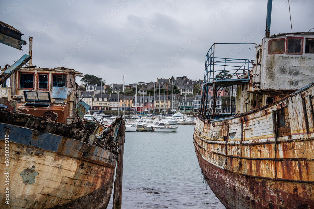 Cimetière marin Camaret sur Mer Finistère Bretagne France