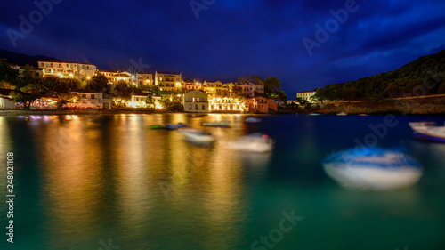 Wallpaper Mural Asos port in Greece by night-time  Torontodigital.ca