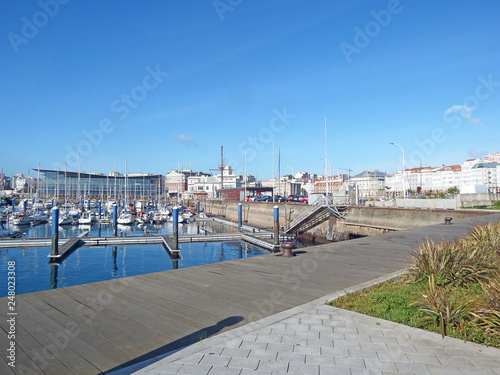 Puerto de la ciudad de La Coruña