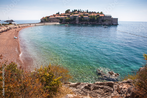 St. Stephen's Island in the Adriatic Sea.