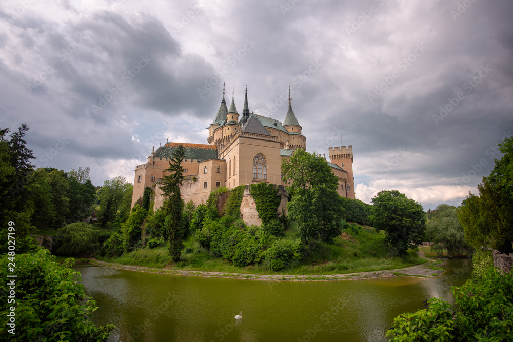 Bojnice Castle, dating from the 12th century, is today a Romantic castle with Gothic and Renaissance elements
Bojnice Castle is one of the most visited castles in Slovakia