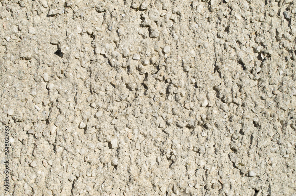 New ecru relief plaster closeup New ecru relief plaster closeup