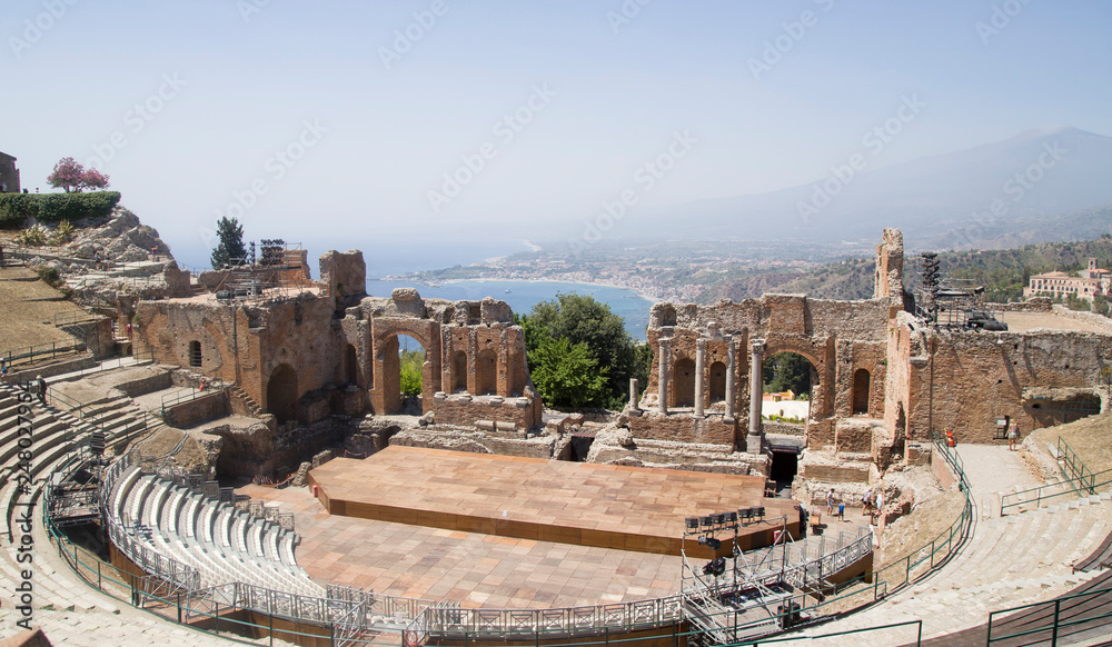 Greek theater in Taormina