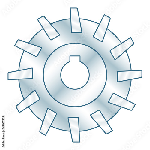 Сylindrical milling cutter