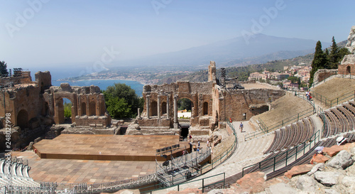 Greek theater in Taormina