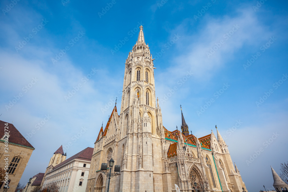 St. Matthias Church in Budapest. One of the main temple in Hungary