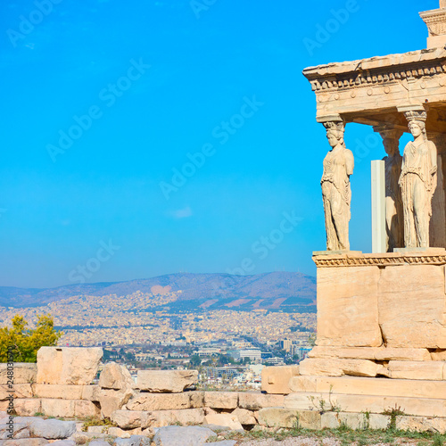 The Porch of The Caryatids on the Acropolis