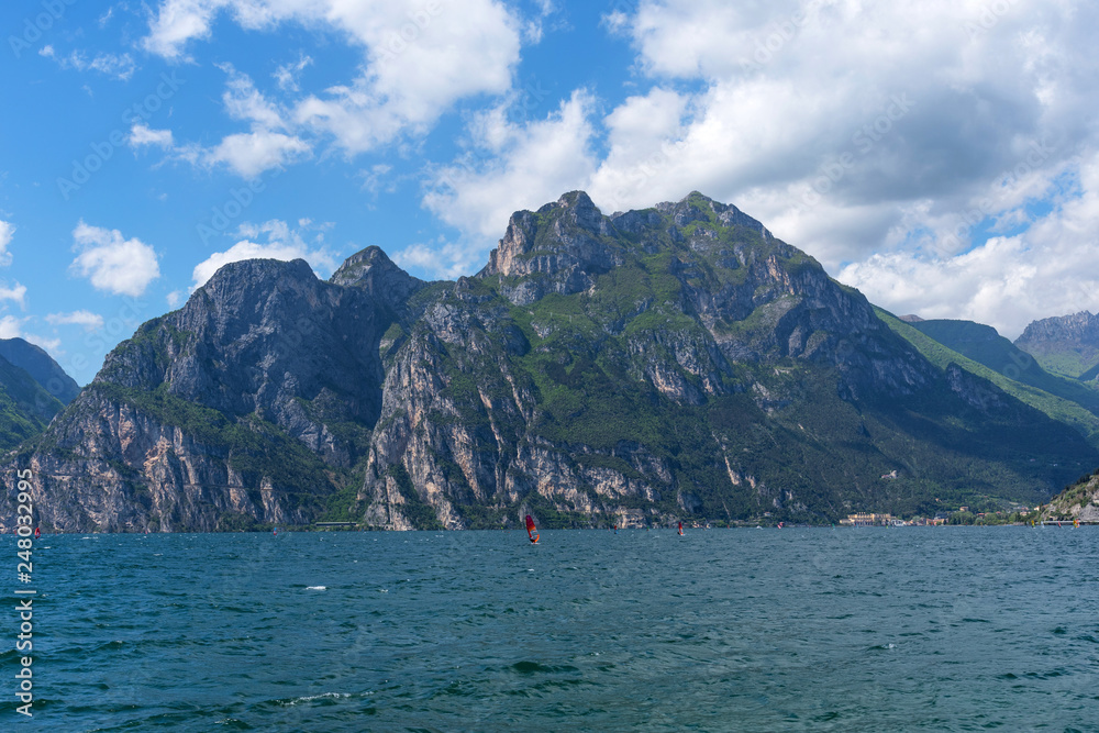 Panorama of the gorgeous Lake Garda, Italy. Panorama of the gorgeous Lake Garda, Italy.
