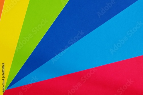 Color cardboard for creativity. Multicolored background. School supplies for applications. Color background