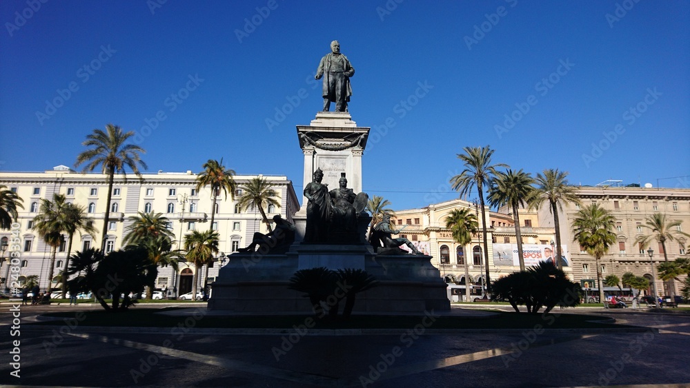 Camillo Benso Conte di Cavour monument