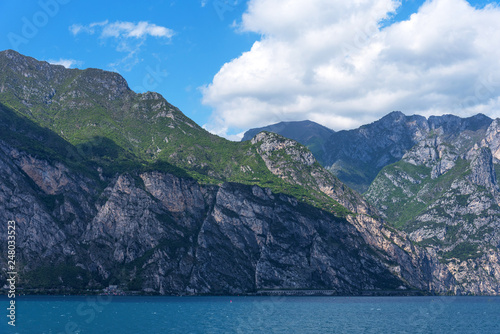 Panorama of the gorgeous Lake Garda, Italy. © Ekaterina Loginova