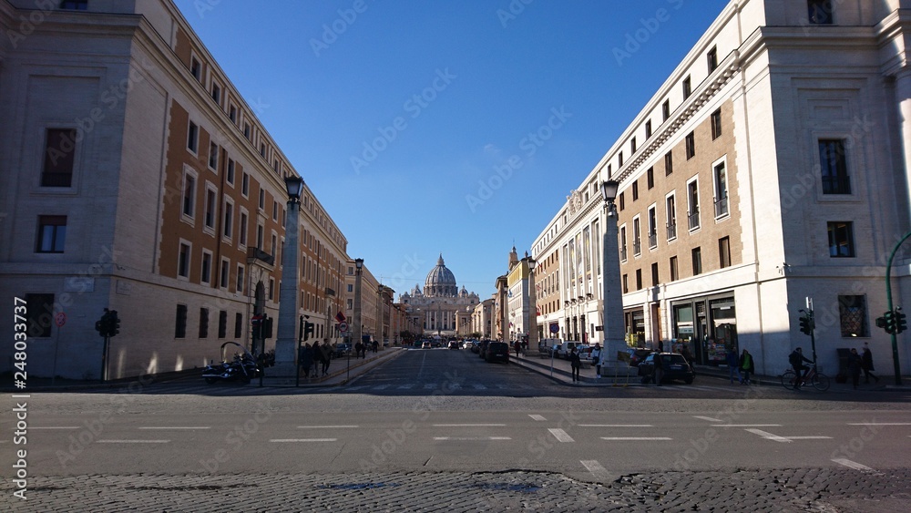 Vatican City view from Rome