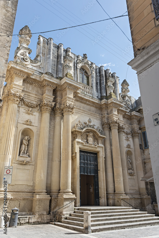 Italia Puglia Lecce chiesa Santa Teresa