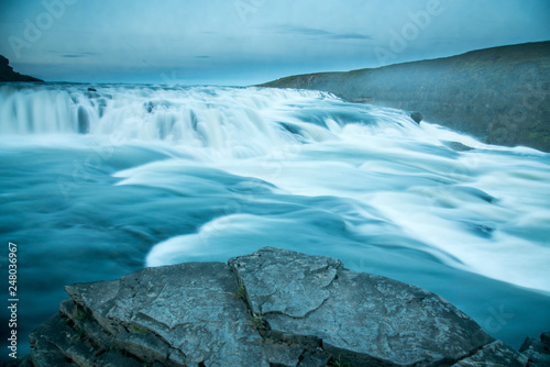 The Gullfoss waterfall in the Golden Circle