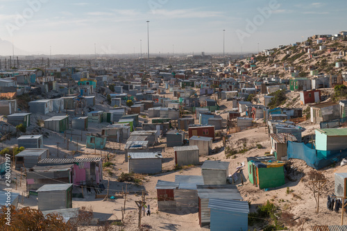 Township houses in Cape Town, South Africa