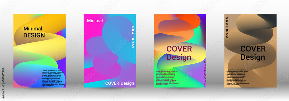 Plakat Minimum vector coverage. Set of abstract covers.