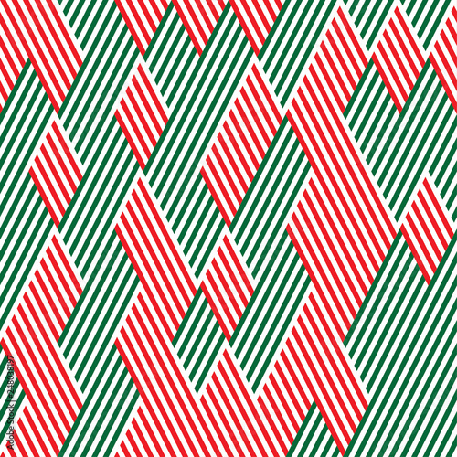 seamless pattern of broken oblique colored lines