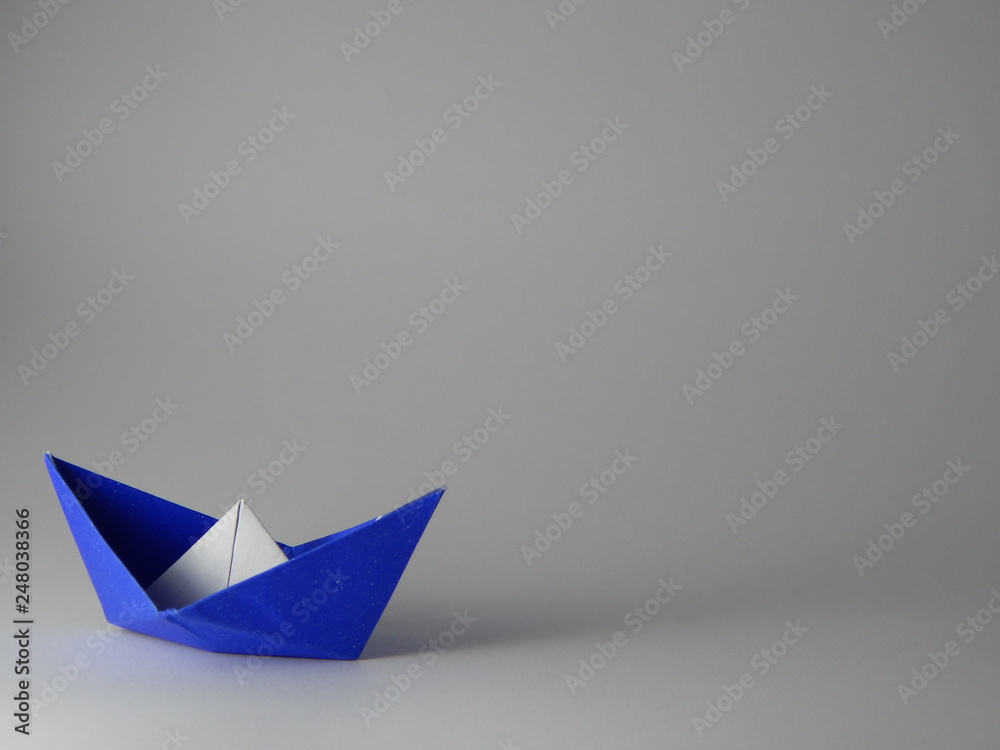 paper ship isolated on white background paper ship isolated on white background