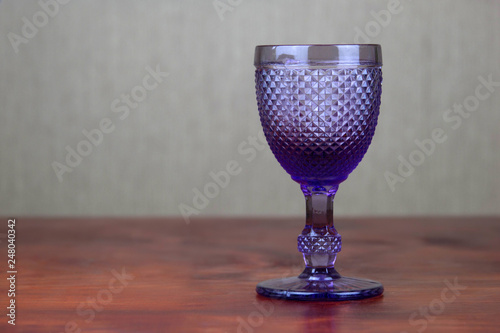 purple wine glass