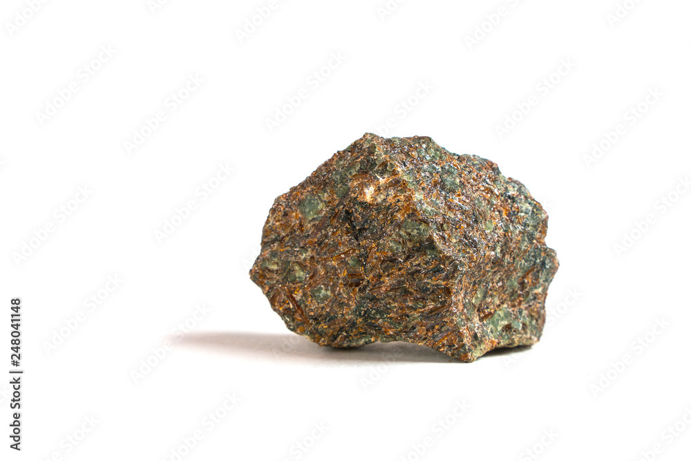 Gabro. stone on a white background. Stone isolate. Gabro. stone on a white background. Stone isolate.