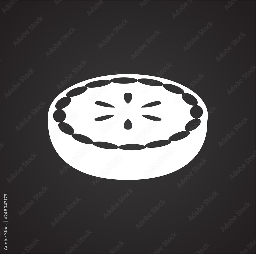Cake icon on black background for graphic and web design, Modern simple vector sign. Internet concept. Trendy symbol for website design web button or mobile app Cake icon on black background for graphic and web design, Modern simple vector sign. Internet concept. Trendy symbol for website design web button or mobile app