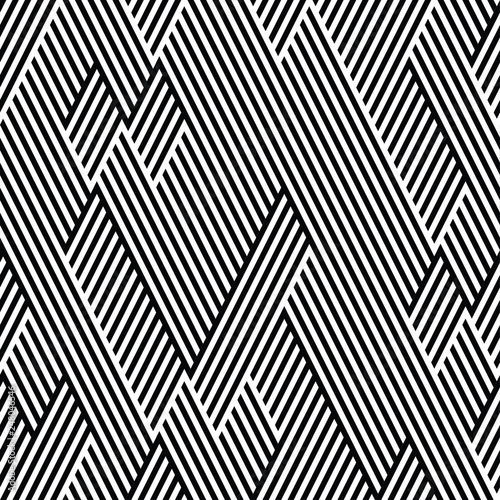 pattern with zigzag black stripes