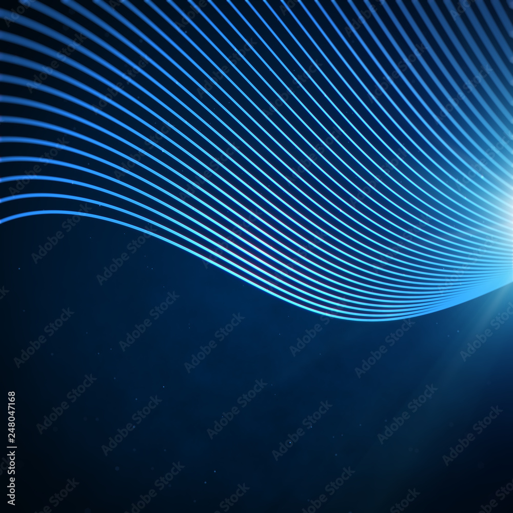 Abstract background with a colorful dynamic wave. Abstract background with a colorful dynamic wave.