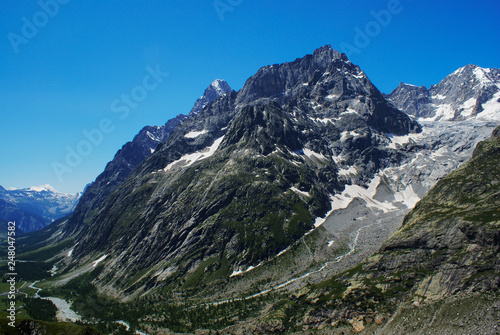 Tour de Mont Blanc. Alpy, Szwajcaria, Europa 