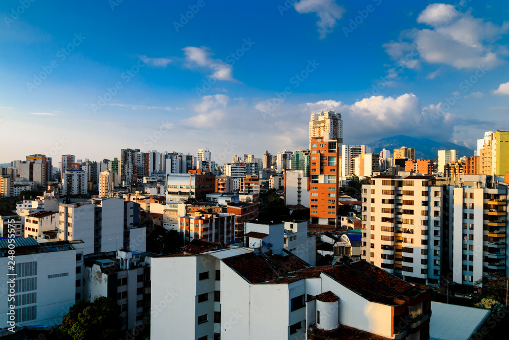 Fototapeta premium Paisaje Ciudad Bucaramanga