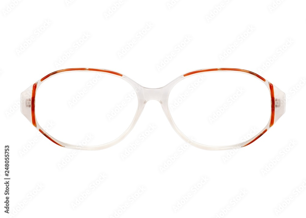 Glasses isolated on white background for applying on a portrait Glasses isolated on white background for applying on a portrait