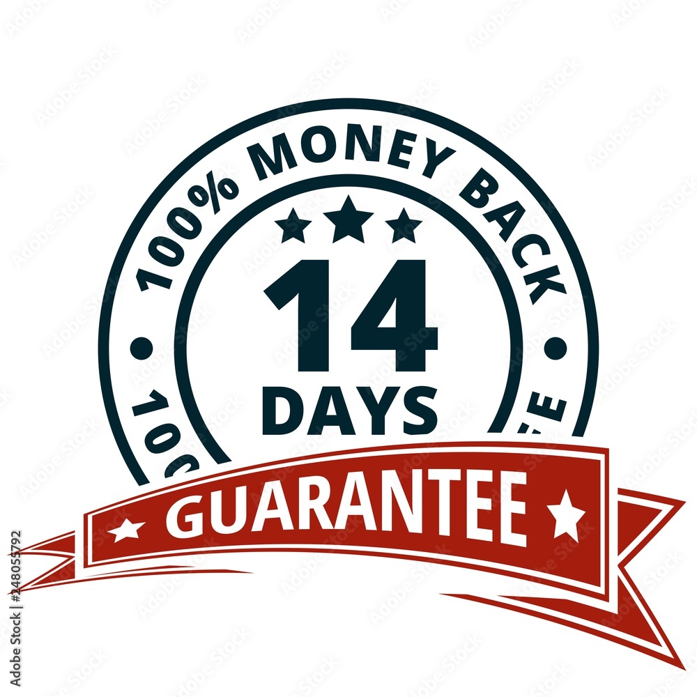 14 Days Money Back Guarantee illustration