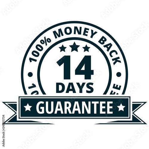 14 Days Money Back Guarantee illustration