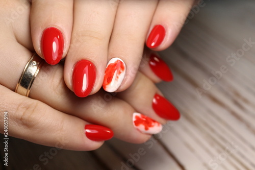 Stylish manicure nails
