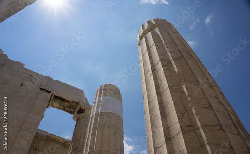 Excavation Site at Akropolis in Athens