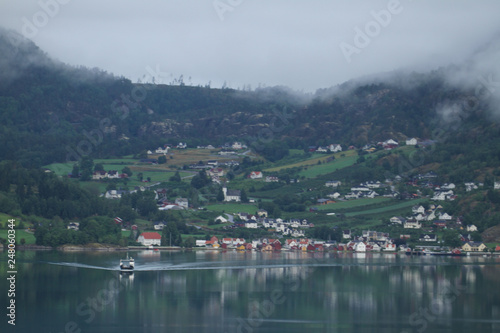 Landscapes by the  fjords at the fishing village of Skjolden - Norwayviews of the fishing village of Skjolden - Norway © sixoone