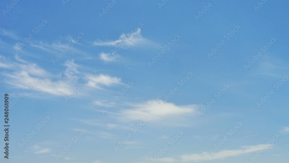 Beautiful blue sky and white cloud background. The weather is bright. Beautiful blue sky and white cloud background. The weather is bright.