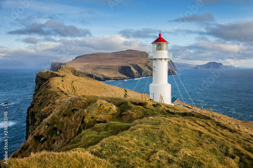 Obraz na plátně Mykines Holmur Lighthouse