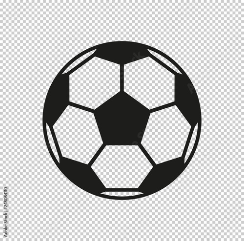 football  - black vector icon