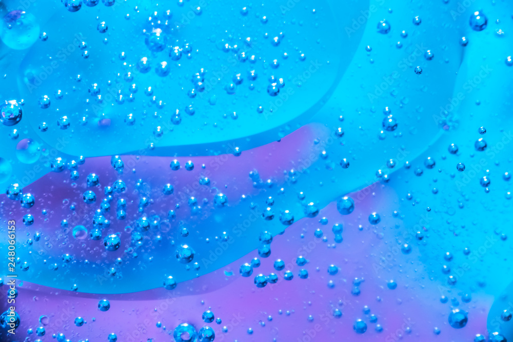 Water and oil bubble background. Macro shot of beautiful Water and oil bubble background , with small and big bubbles Water and oil bubble background. Macro shot of beautiful Water and oil bubble background , with small and big bubbles