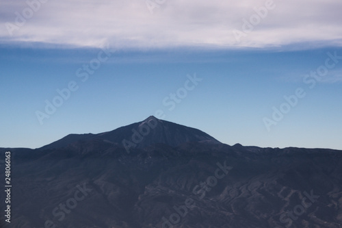 Teide National Park from the air