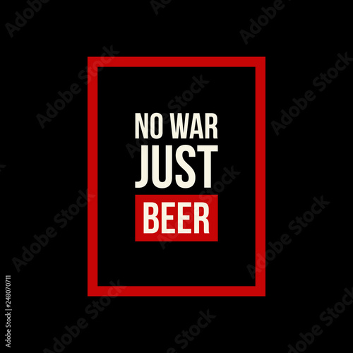 Modern craft beer drink vector logo sign for bar, pub, store, brewhouse or brewery isolated on black background. Premium quality border logotype illustration. Brewing fest fashion t-shirt badge design