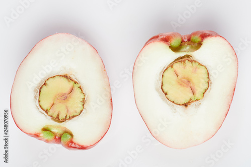 Two half of perote fruit photo