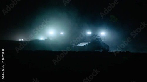 dune buggies in the desert