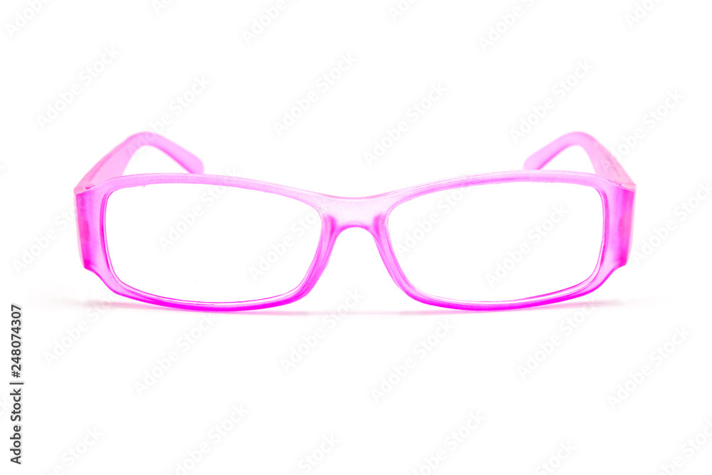 Round Glasses Women.Already used The image is sharp close.Is a good background.Suitable for use. Round Glasses Women.Already used The image is sharp close.Is a good background.Suitable for use.