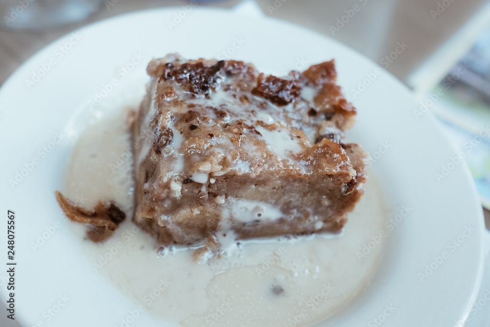 vegan cake with coconut cream